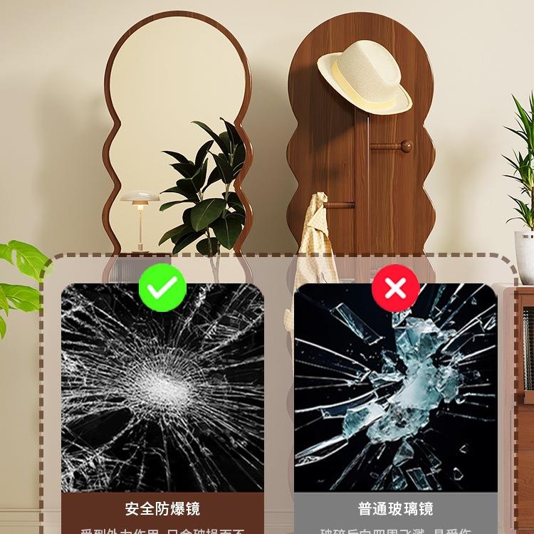 旋转衣镜全身落用地镜家卧室可移动式立穿试衣镜F5M85998子带挂衣