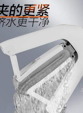 大卫海绵拖把新款对懒人免43255拖手洗一拖折净家用滚轮拖布吸水