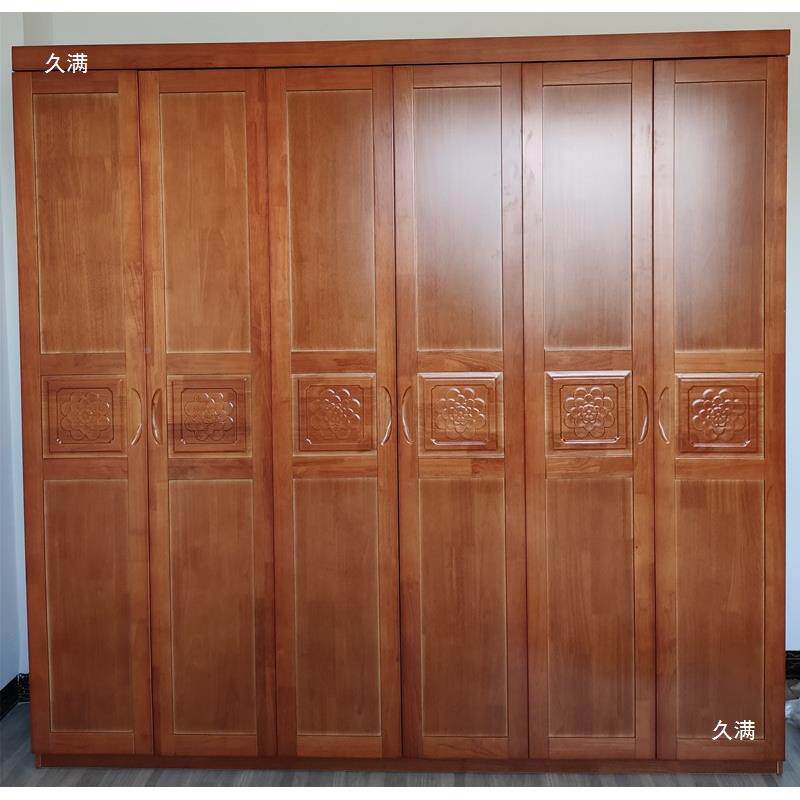 昆明实木衣室柜家用卧四五门六城橡木010收纳柜子雨龙家具宣威云