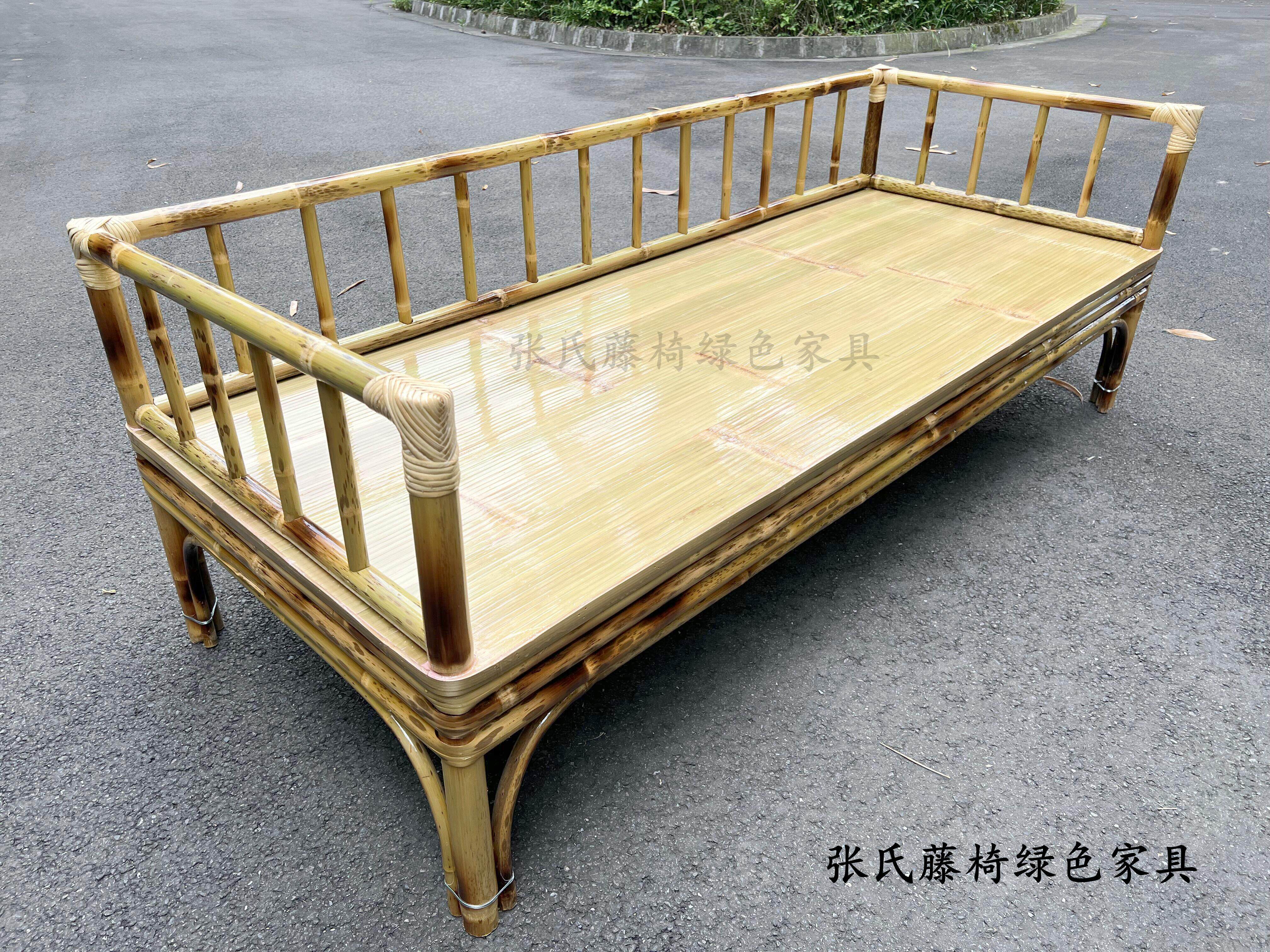 张氏藤椅竹新中式小户型竹床