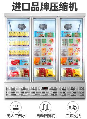 猛世-22度冷柜式速冻展示冷柜超市海温鲜大容量立商用冻低急TJZ冻