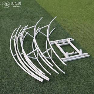 婚庆道具牛铁艺角门迎宾区舞台布置XAW拱主题礼装饰圆形拱婚门架