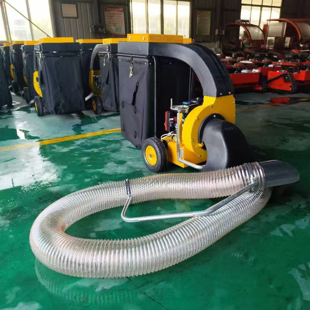 小型园林手推自走落叶收集车