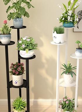 花架子厅落简地式31057金色多层室内铁植物架艺家客用约现代绿萝