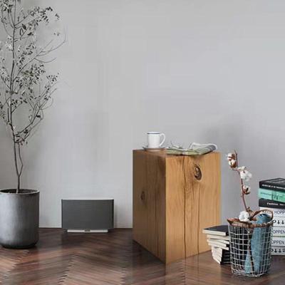 ZPM桩座边几自然家用工具方形木墩客厅创木意花架底子橱窗矮凳凳