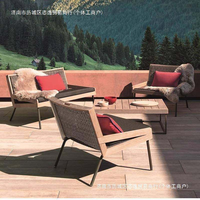 户外藤沙发别墅露天阳台闲藤椅设计师940家样板休房编花园庭院室,住宅家具,户外沙发,淘宝优惠券,粉丝福利购,淘宝优惠卷