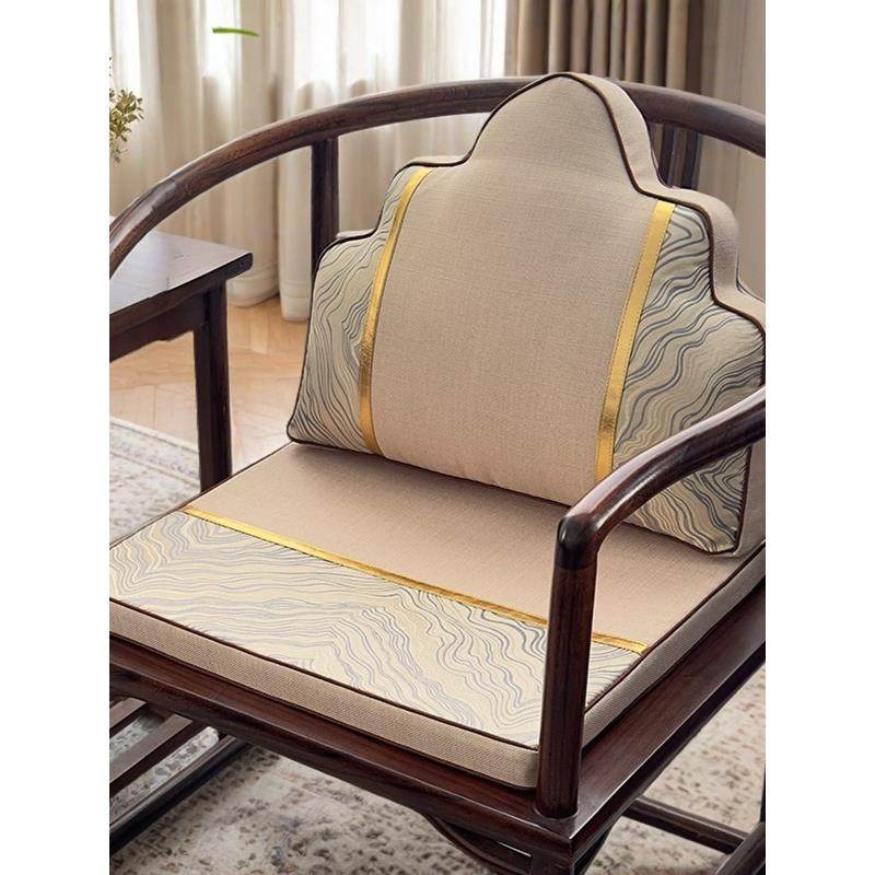 ?奢新中式靠山枕茶椅垫坐垫靠Fh(x}&aq垫防滑云朵沙轻发抱枕靠背,居家布艺,沙发套,淘宝优惠券,粉丝福利购,淘宝优惠卷