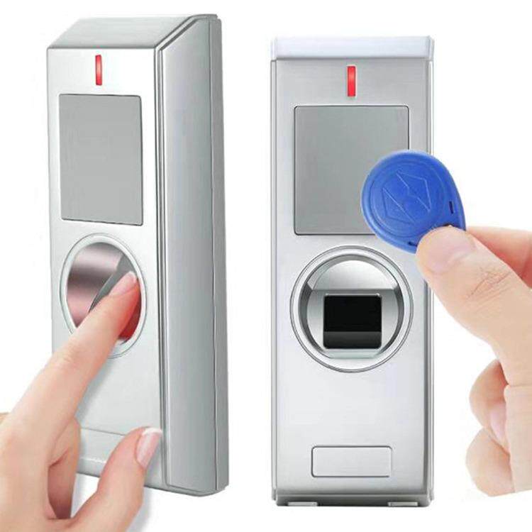 金属防水指纹门禁机出韦根输I禁D读卡3000用HF1-EM户刷卡指纹门一