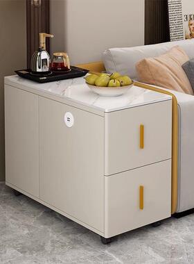 发边柜侧边沙岩板型边几桌子小户52552客柜厅家用简约现代储物柜