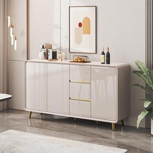 轻奢餐厅边一靠墙简约现柜代家用厨OUC房储物体酒柜客茶水柜子大