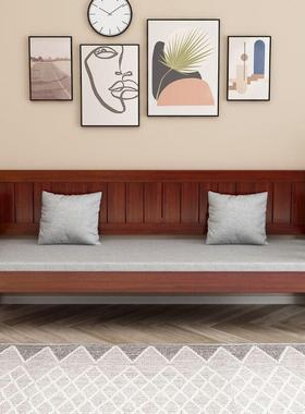 实木沙发现代简约小户35111型式阳台卧室客欧厅三人四人靠椅沙背