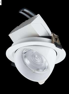 象鼻灯嵌入式拉伸灯天花灯服装店背景墙35wled牛眼射灯护眼筒灯