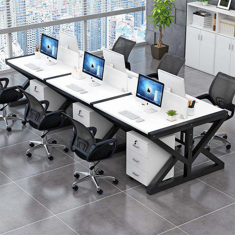 公办室职员办公桌员工卡座电无品牌/脑约桌椅组合工作位4人家位简,商业/办公家具,办公电脑桌,淘宝优惠券,粉丝福利购,淘宝优惠卷
