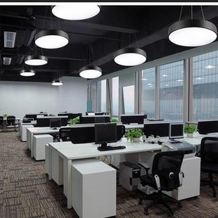 LED圆圆环吊灯形办公室健身房店铺圈676风家居大厅工业造型圆环形