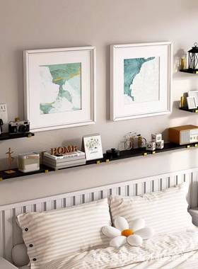 铁木合展示架壁一字板收纳架8墙MPT-11件套墙上结置物架隔木质悬