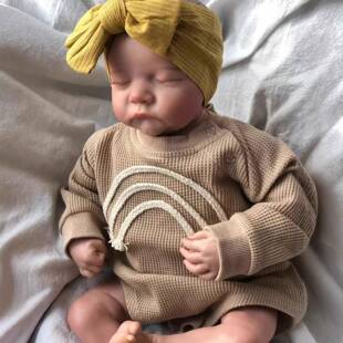 55CM55CM重玩娃娃软生胶仿真儿童培娃娃具益智养安抚逼真娃娃玩偶