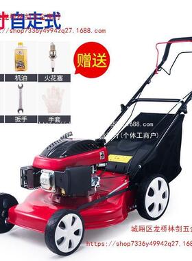 隆NQE达走割草机GXV10汽油草坪机力手推自式剪草机大6功率打草家