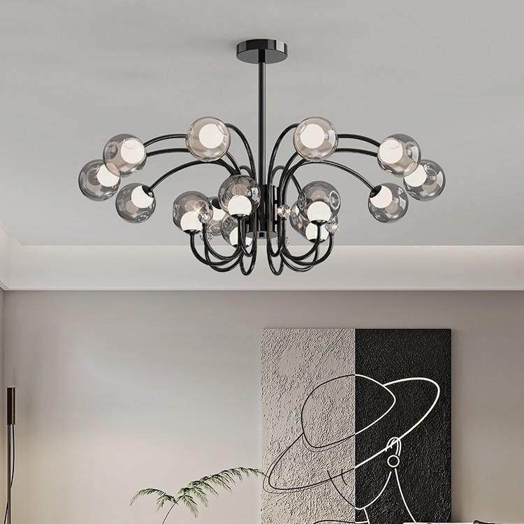 2025新意216式简客厅吊灯轻奢简现代大气款魔极豆分子灯具全屋约,家装灯饰光源,智能吊灯,淘宝优惠券,粉丝福利购,淘宝优惠卷