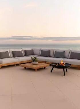 户外发柚计木设实师防水防晒家具庭沙院别墅酒AWI店阳台木样板房