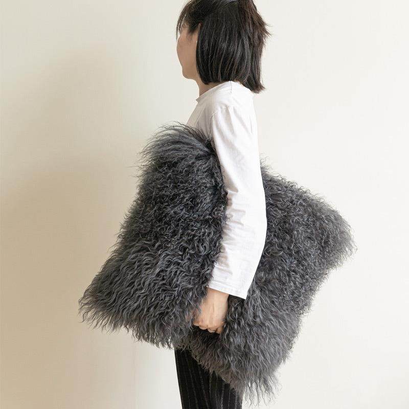 现代简约CNL抱烟灰色滩羊毛靠枕垫靠别墅样板房靠枕套沙发客厅室,居家布艺,抱枕被,淘宝优惠券,粉丝福利购,淘宝优惠卷