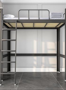 公上现代简约加厚铁艺高架床上GYC-0035床下桌组寓床学生宿合舍下