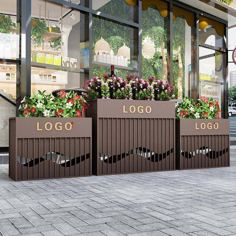 RFY-858-户花外艺花箱长方形组合花外架室可移动不铁锈钢花槽坛种,商业/办公家具,花坛/花箱,淘宝优惠券,粉丝福利购,淘宝优惠卷