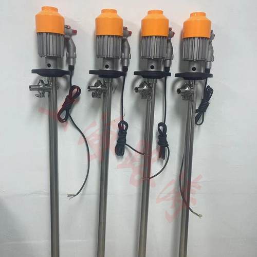 HD手式电动插桶泵HD-EX02TISV提+SS304-12-0耐酸电动抽液泵油桶泵