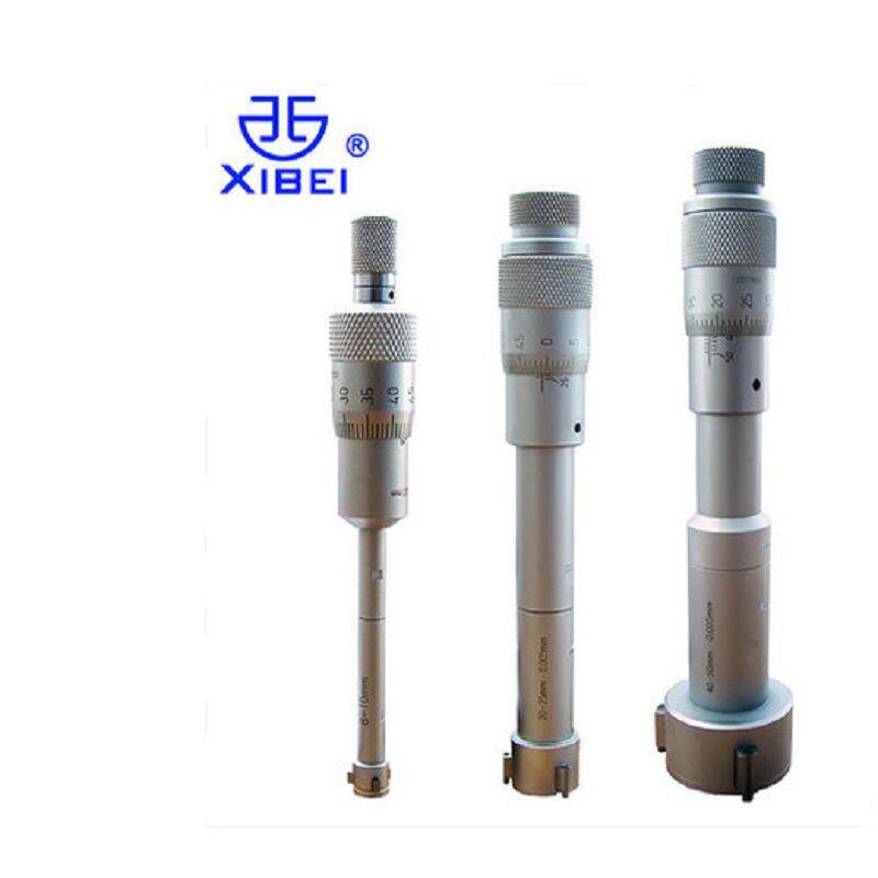 青海青量三点内径千分尺三爪内孔测量缸6-150mm光高精度内圆测尺