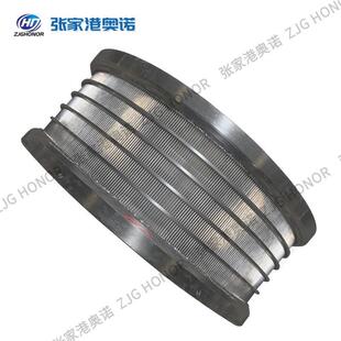 耐磨 不锈钢绕丝筛管 竖筋反卷滤筒 滚筒筛滤网 楔形网筛筒