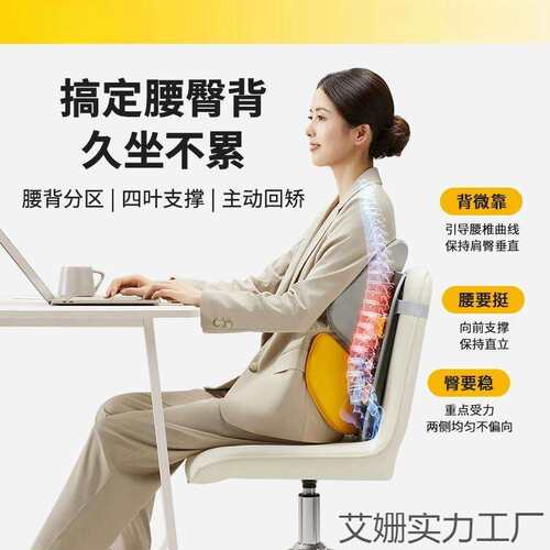诺泰人体工学腰靠办公室护靠垫背垫护腰椅子靠垫久坐腰垫座椅腰靠