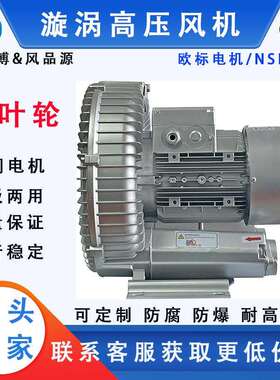RB-93D-3大风量高压鼓风机吹吸两用漩涡气泵18.5KW/380V高压风机