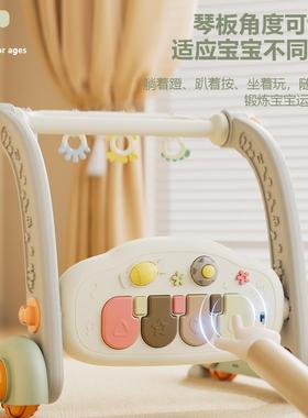 婴儿脚钢琴健身架学步车0-踏6846玩个月1岁礼新生儿早教幼宝宝具