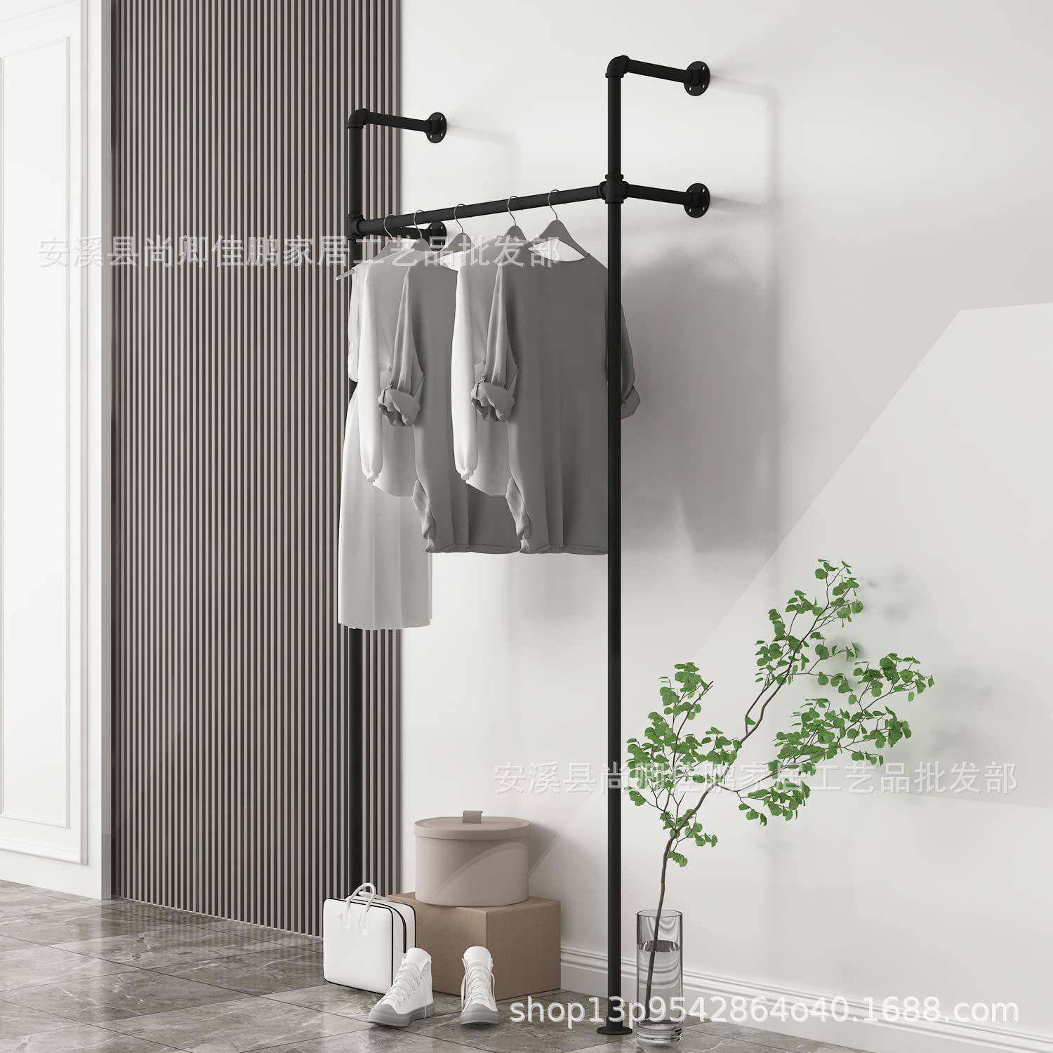工业代管衣架挂在墙上现壁挂衣柜存储货售FVX架挂货衣零展示架,鲜花速递/花卉仿真/绿植园艺,其它园艺用品,淘宝优惠券,粉丝福利购,淘宝优惠卷