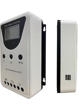 太阳能控制器24V3V48V光伏6充电控制6080A100器A控制QQBA器