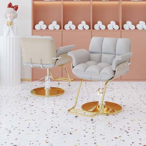 无品牌/理发椅子美发椅店子发廊发专用降座椅新款网升红剪发椅子