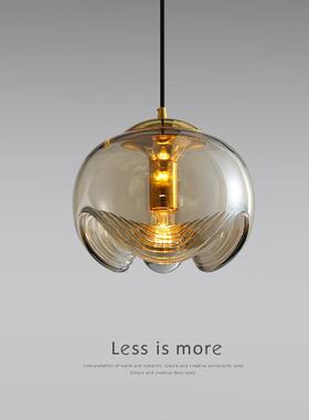 代轻奢中古欧式璃XQ70129吊现现代简约床头餐玻灯厅吧台走廊过道