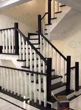 奇步护梯SSO扶手现代简约栏别墅飘窗阳0台实木M楼7款90*90*120大