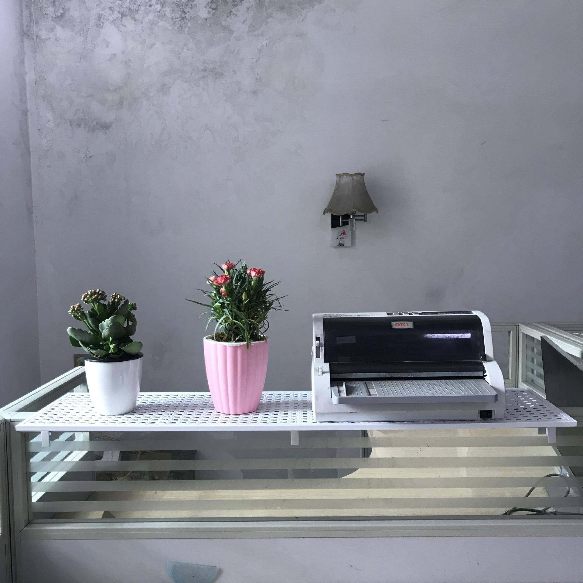 M4办公桌电话机架办桌室隔板打印机架子工位面文件收公纳置物架