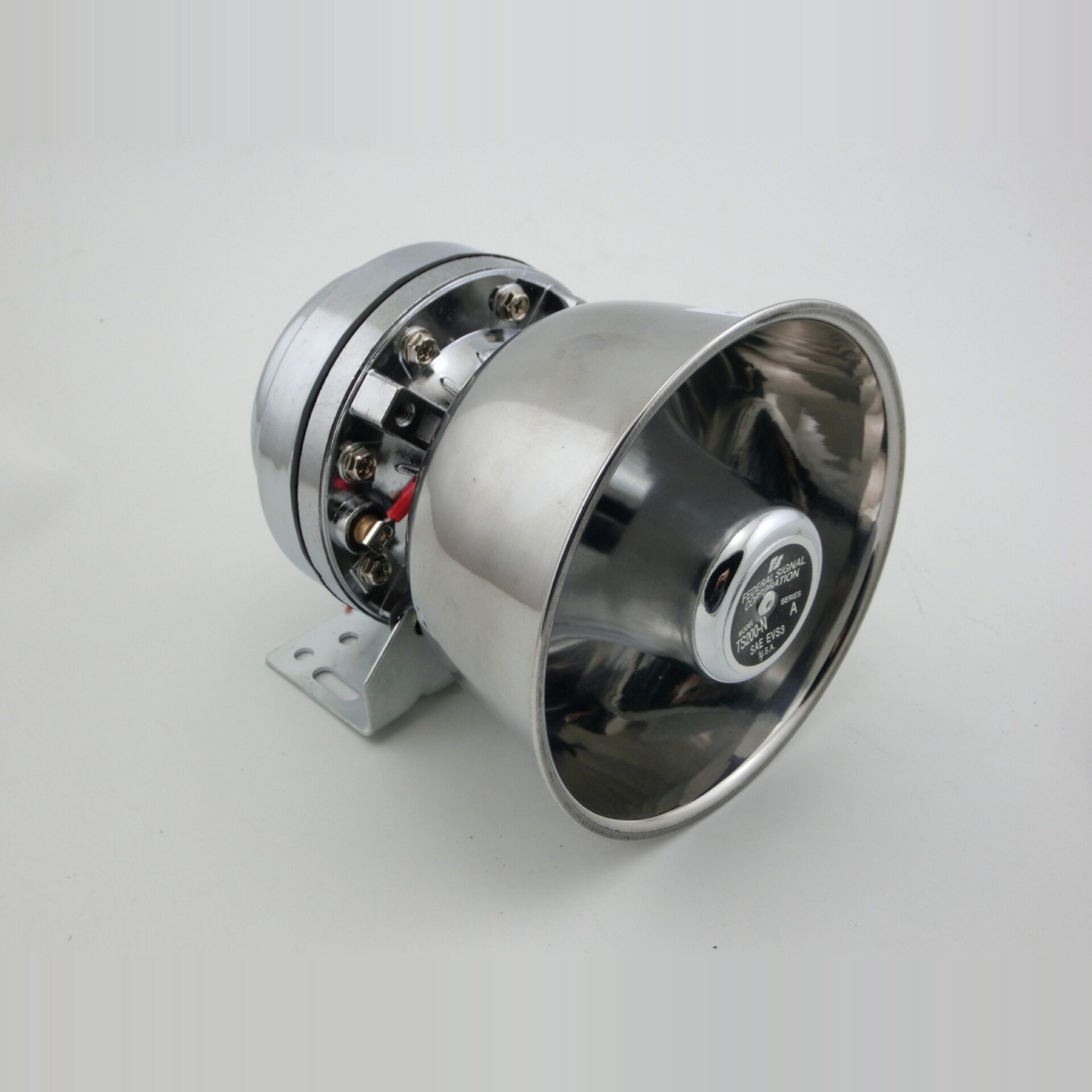 汽车黑锋喇叭警报200W300W400W600瓦车载扬声器12V24通用厚磁喇叭