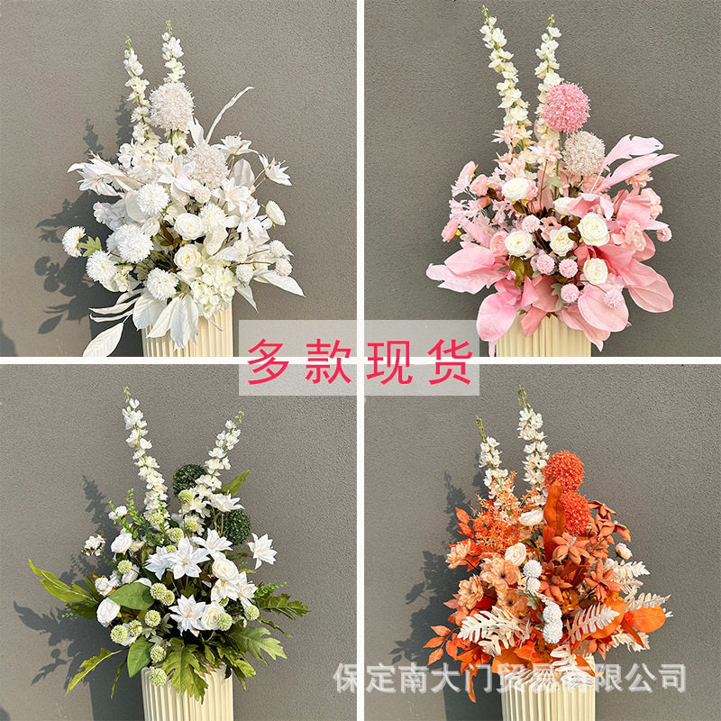 婚庆千代兰地排花路引背景布置