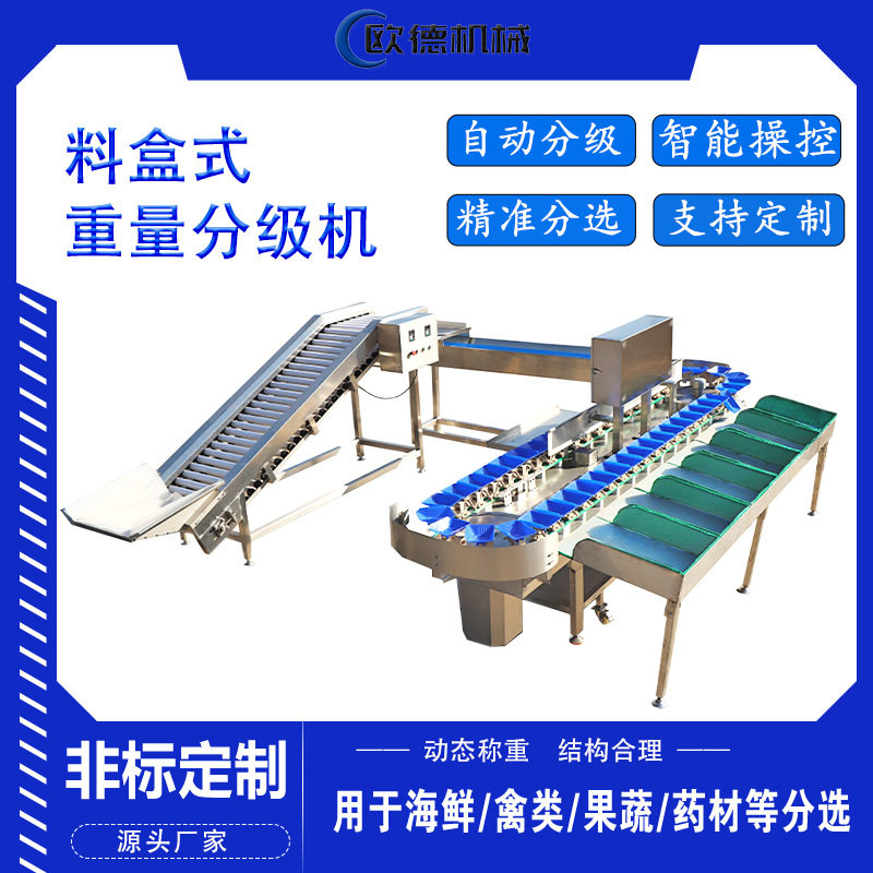 自动重量分拣机海鲜多级拣选