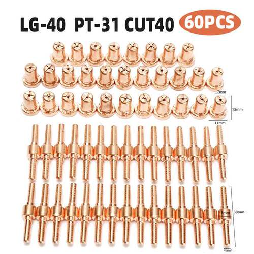 PT3ETO1温州40A离子切割流配件LG40电等极喷嘴保护罩分器60PCS