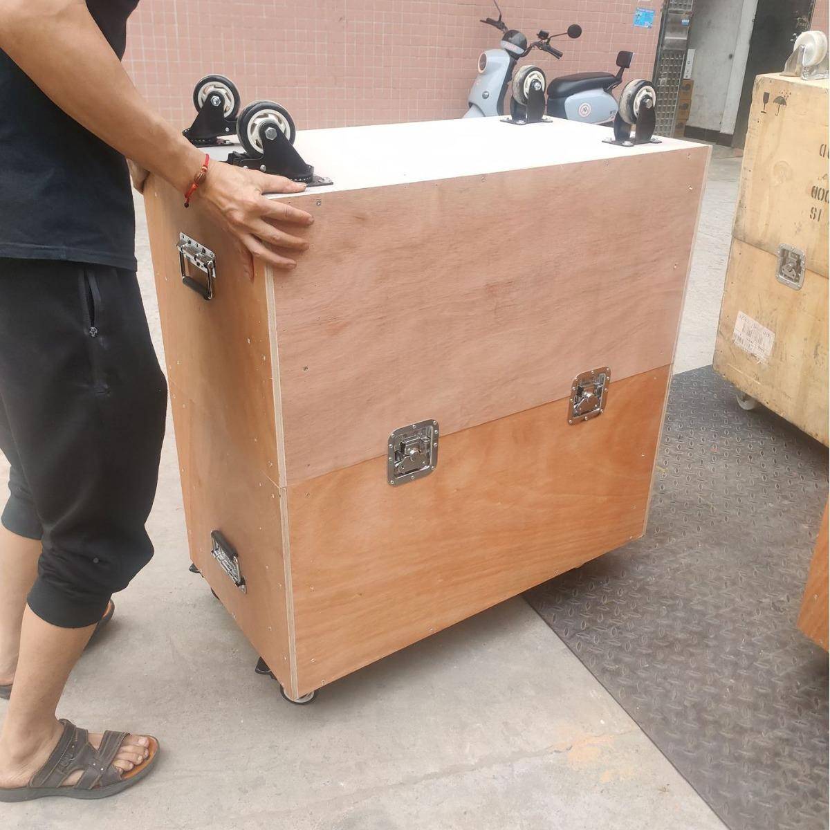 锁扣熏木出口木箱免蒸包装箱ND-0019箱机械器仪器航空海运电箱钢