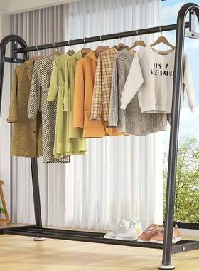 JTV架地立式家用卧室内衣服架挂子宿舍特厚加高衣帽架阳落衣台晾