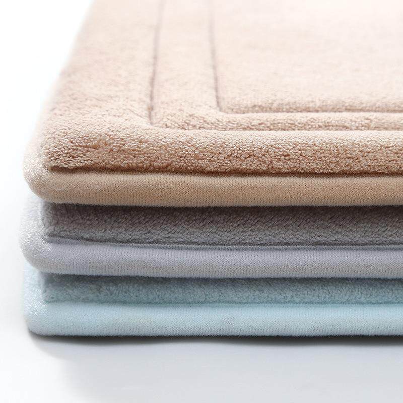 快干室进浴门口吸水地垫卫生间厕垫所门垫卧室纯踩GCX色脚防滑垫