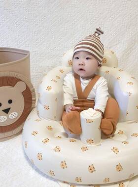 宝CII学坐椅婴宝儿充童气沙发学坐儿椅防摔训练椅多功能学座餐椅