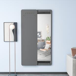 隐形衣镜推拉KME关闭隐藏镜子贴墙全衣身可挡壁挂暗藏式遮玄关试