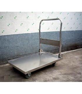 US304S#锈钢平MSA板推车不不锈钢手推车车间周转车