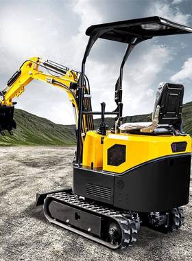 迷你款微型机挖园小掘小区绿化果挖树FSY坑10型挖掘机履带式挖土