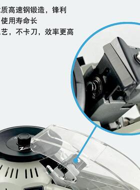 杰特森zcu-t2自胶QET纸切机自动胶纸割机220v圆盘透明胶动带机